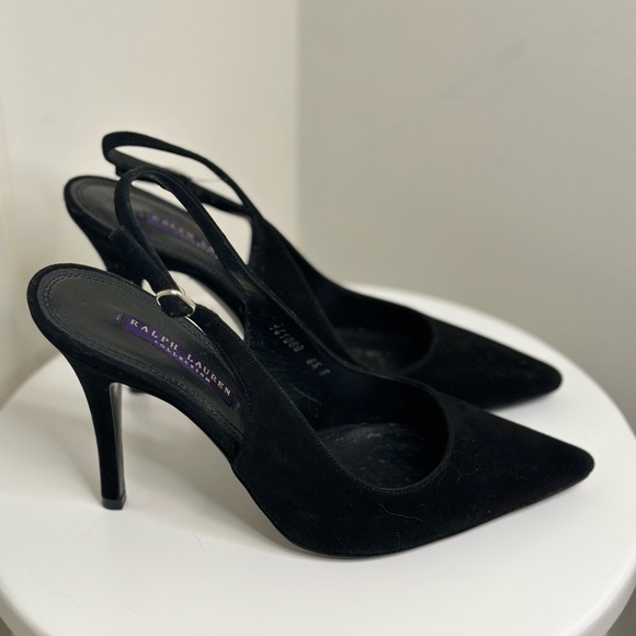 Ralph Lauren Sling Back Heels - Picture 2 of 9
